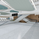 Rendering of the CONRAC's skybridge